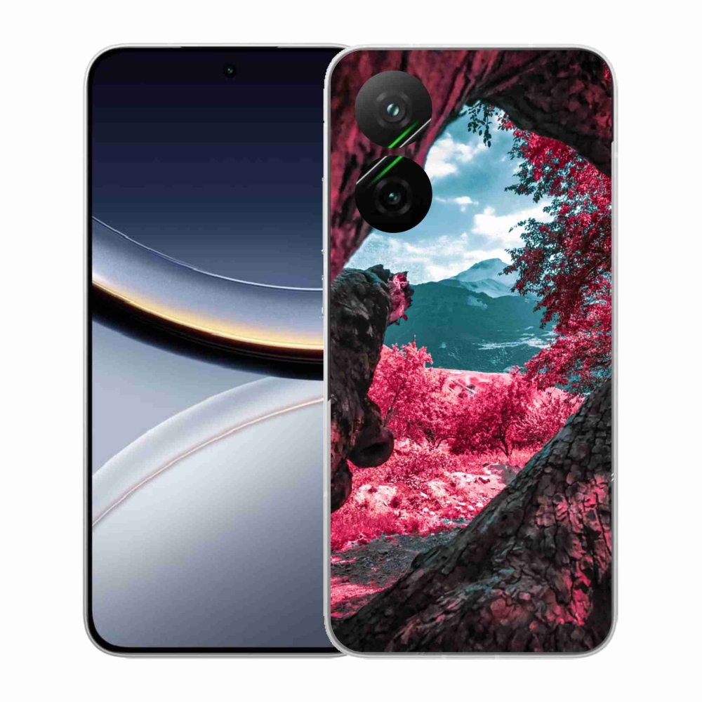 Gélový kryt mmCase na Xiaomi Poco F7 5G - výhľad na hory