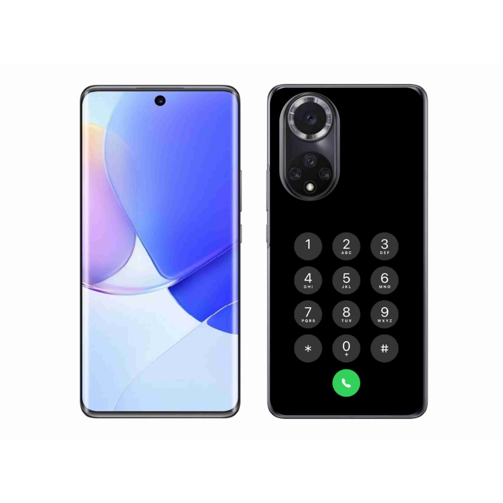 Gelový kryt mmCase na Huawei Nova 9 - černý číselník