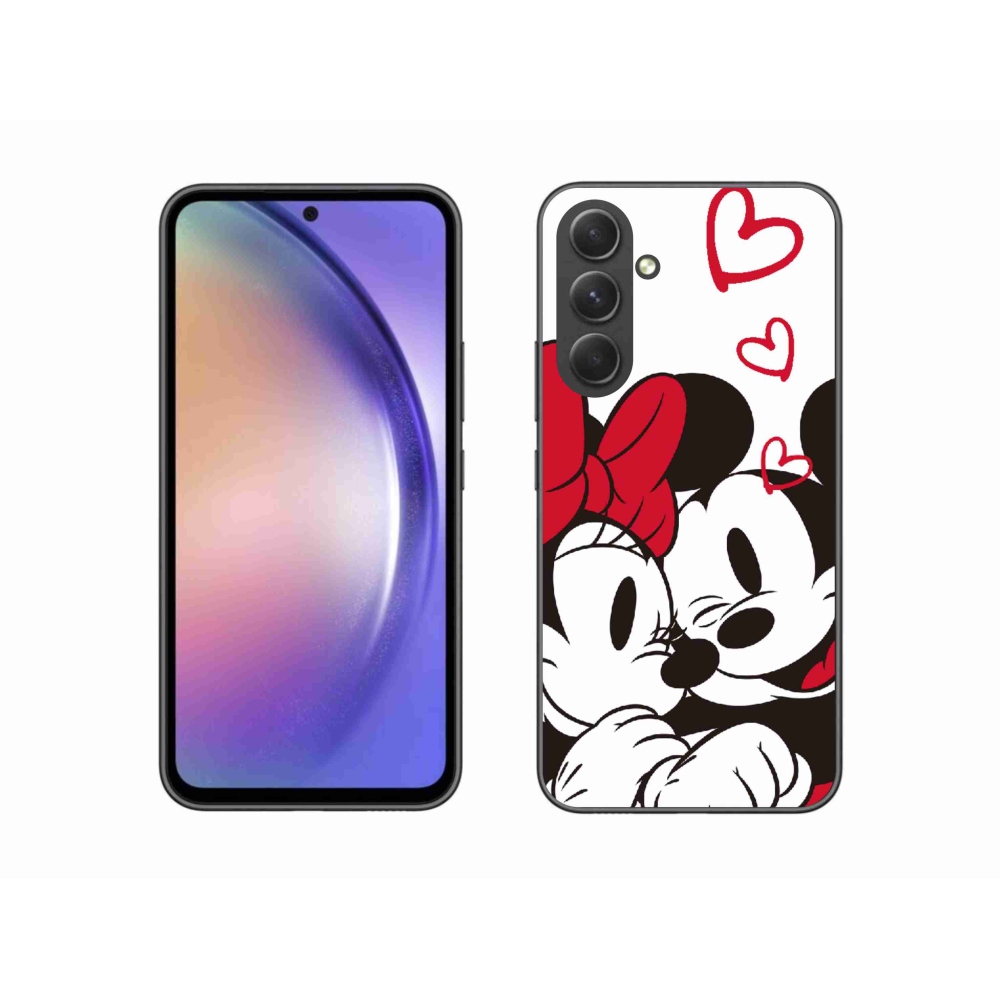 Gélový kryt mmCase na Samsung Galaxy A54 5G - mínnie a mickey