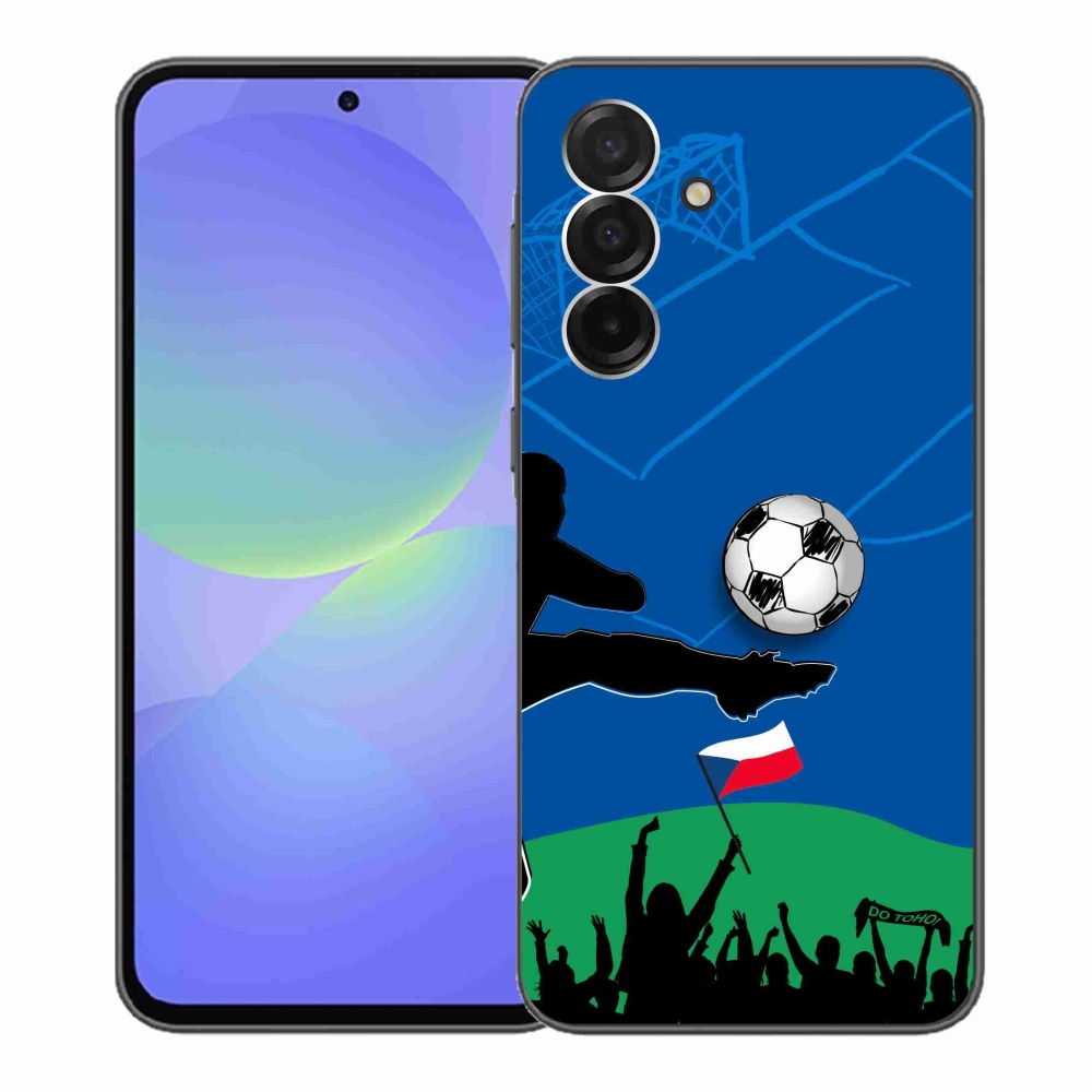 Gélový kryt mmCase na Samsung Galaxy A36 5G - fanúšikovia futbalu