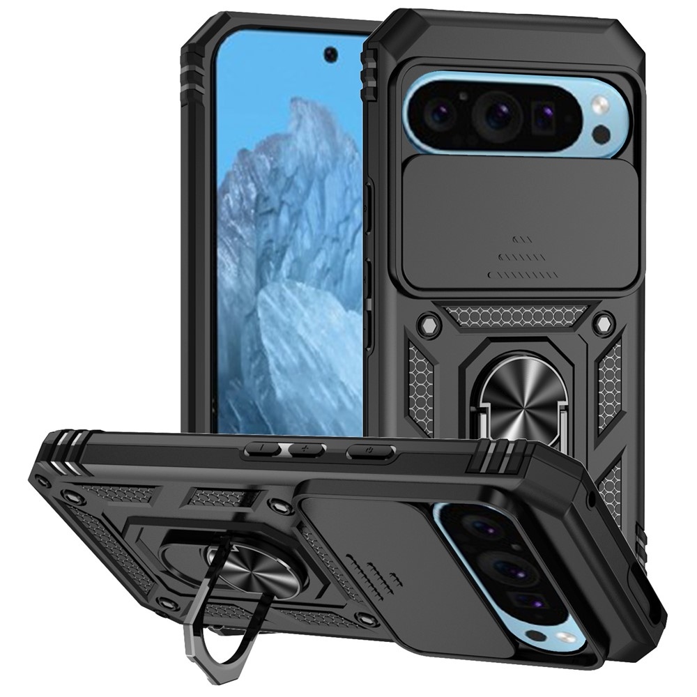 Slide odolný kryt na Google Pixel 10 Pro/Pixel 10/9 Pro/9 - čierny