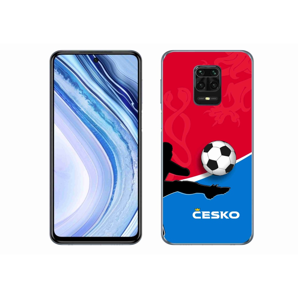 Gélový kryt mmCase na Xiaomi Redmi Note 9S - futbal Česko 2