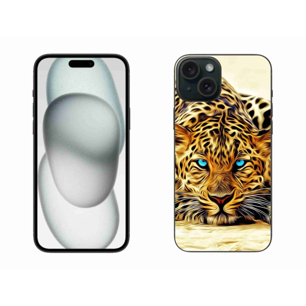 Gélový kryt mmCase na iPhone 15 Plus - kreslený tiger