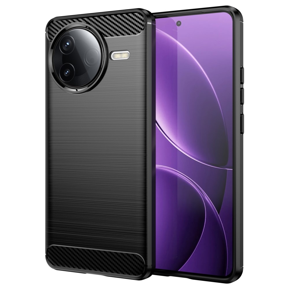 Carbon odolný gélový obal na Xiaomi Poco F7 Pro - čierny