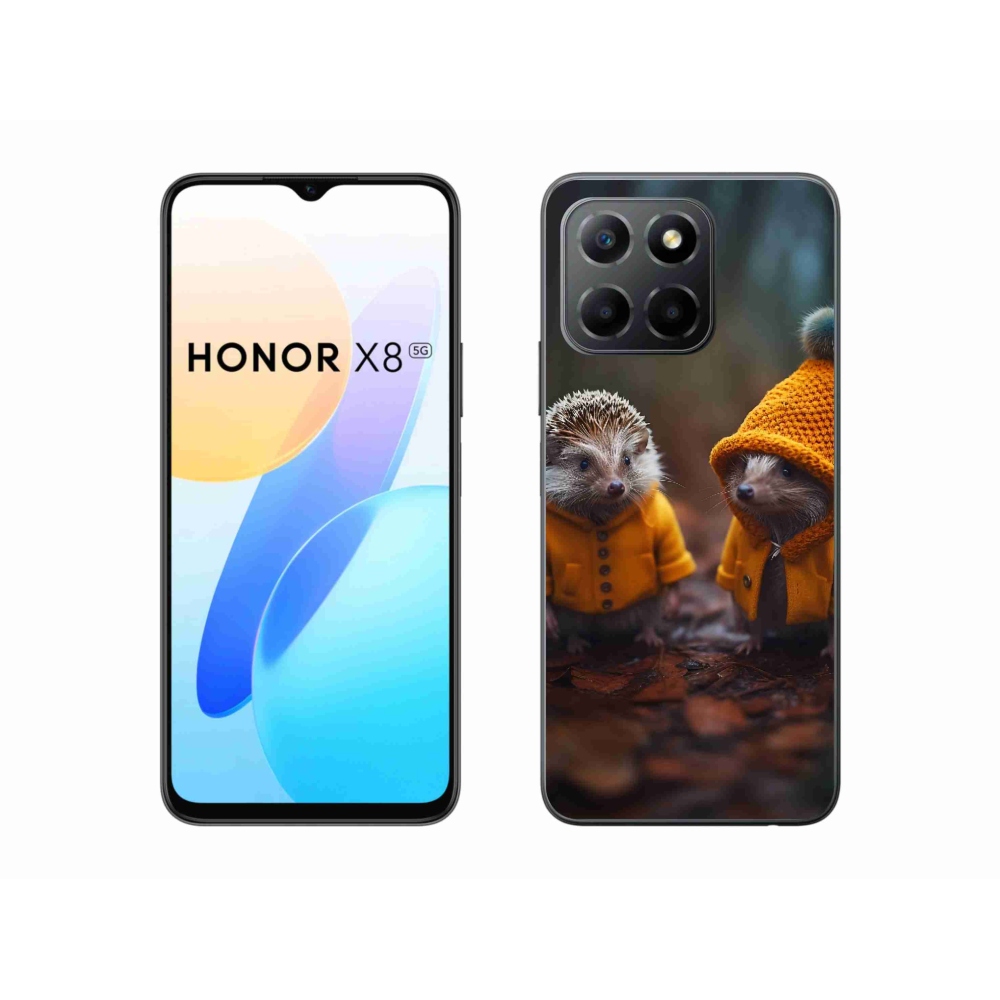 Gélový kryt mmCase na Honor X8 5G - ježkovia