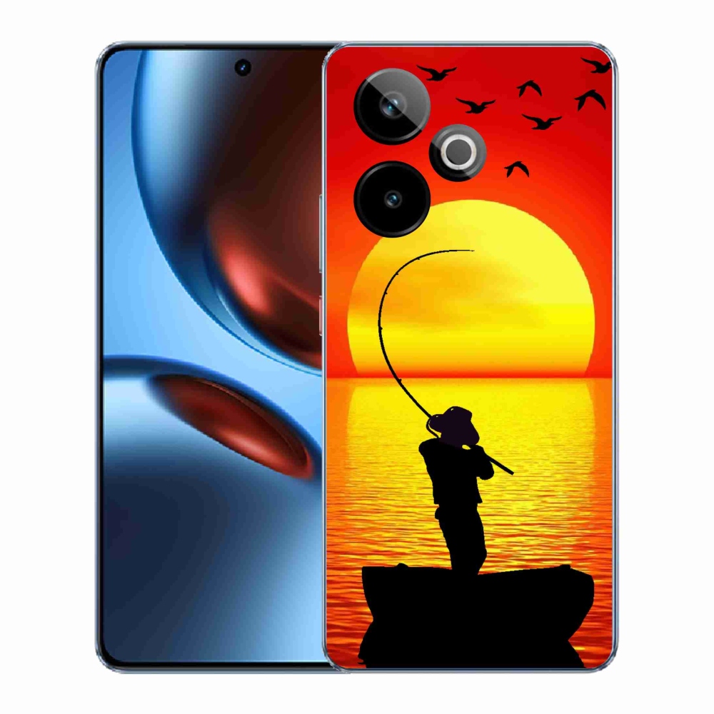 Gélový kryt mmCase na Realme GT 7 5G/GT 7T 5G - rybárčenie