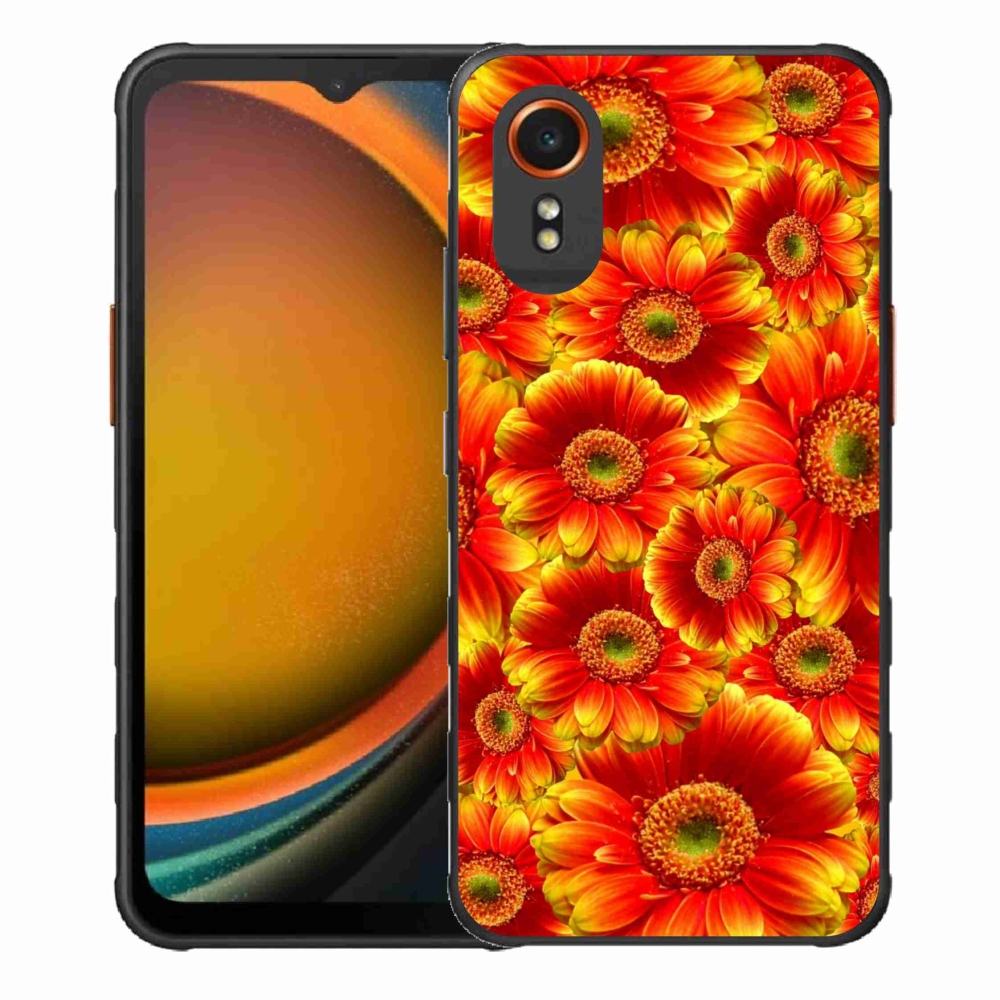 Gélový kryt mmCase na Samsung Galaxy Xcover 7 - gerbera 1