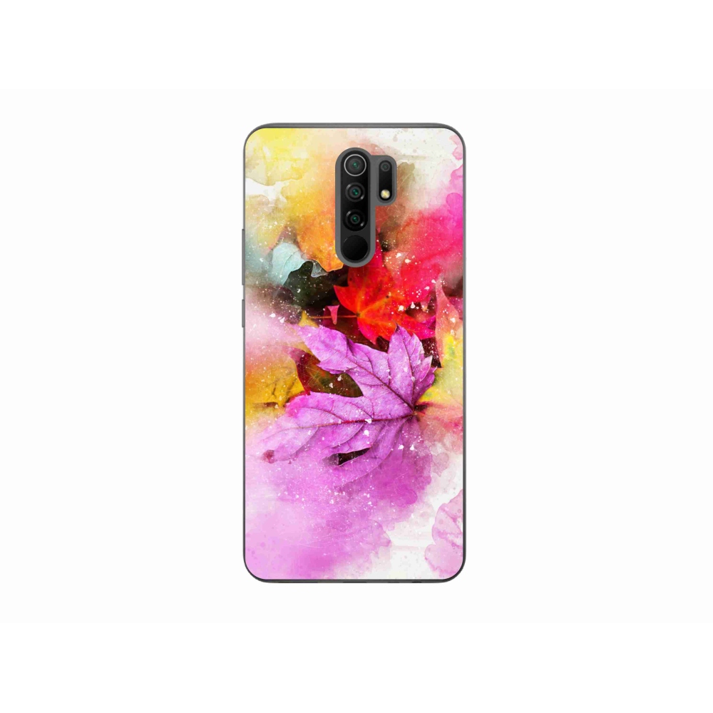 Gélový kryt mmCase na Xiaomi Redmi 9 - farebné listy