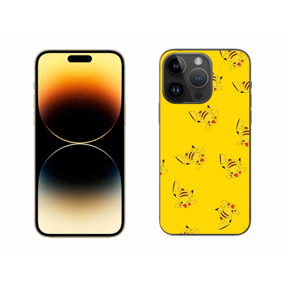 Gélový kryt mmCase na iPhone 14 Pro Max - pikachu