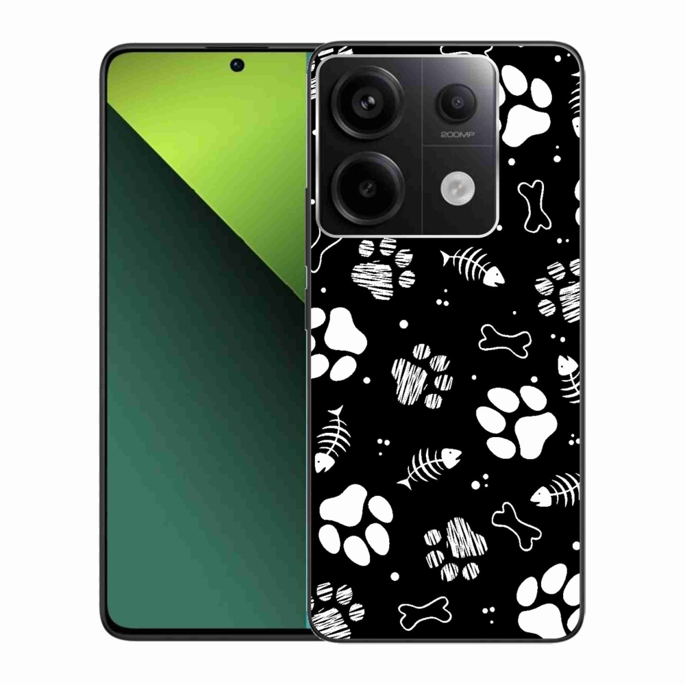 Gélový kryt mmCase na Xiaomi Redmi Note 13 Pro 5G/Poco X6 5G - psie labky