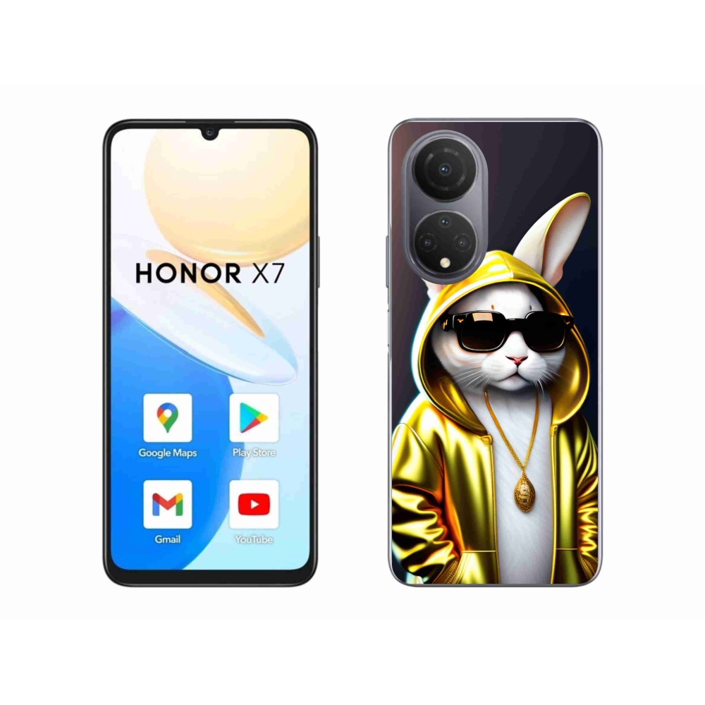 Gélový kryt mmCase na Honor X7 - mačka boss