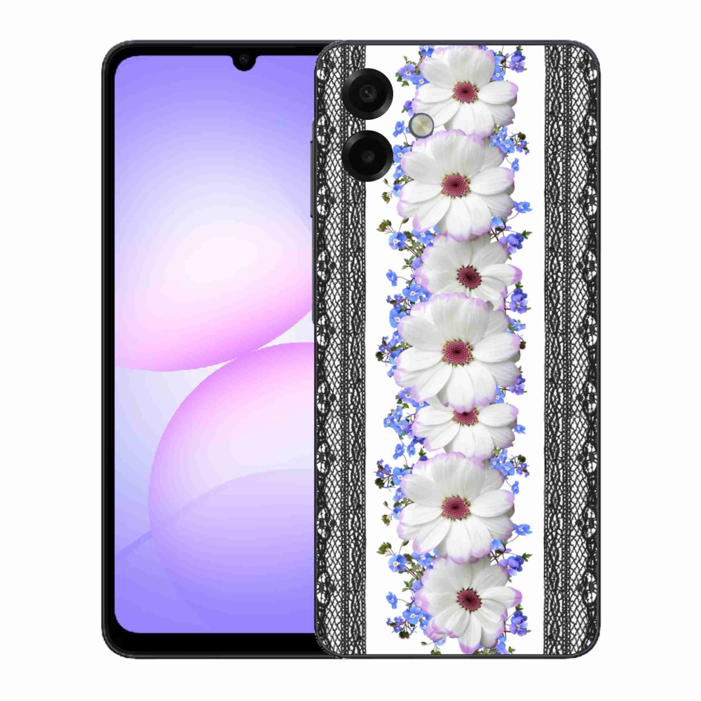 Gélový kryt mmCase na Samsung Galaxy A07 4G - kvety 8