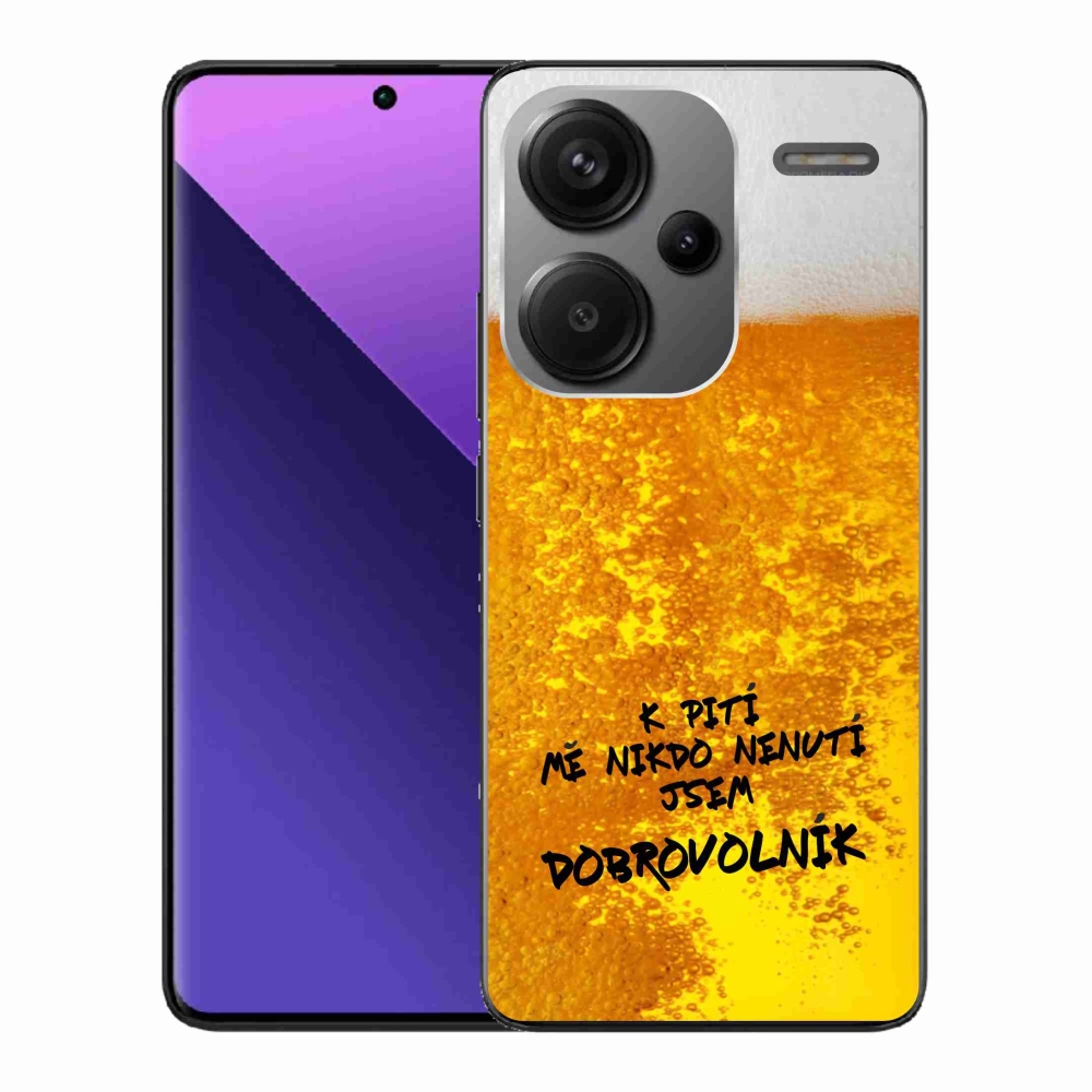 Gélový kryt mmCase na Xiaomi Redmi Note 13 Pro+ 5G - pivný motív 4