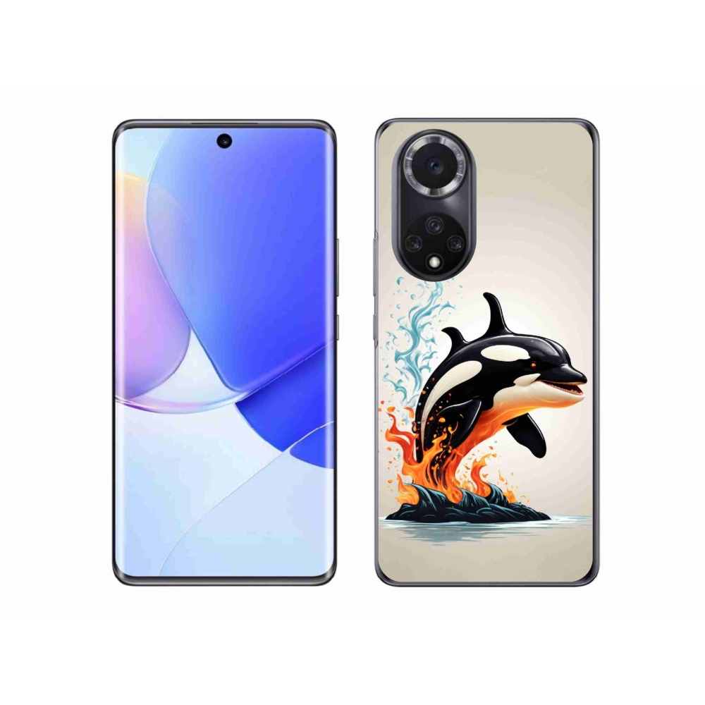 Gelový kryt mmCase na Huawei Nova 9 - kosatka