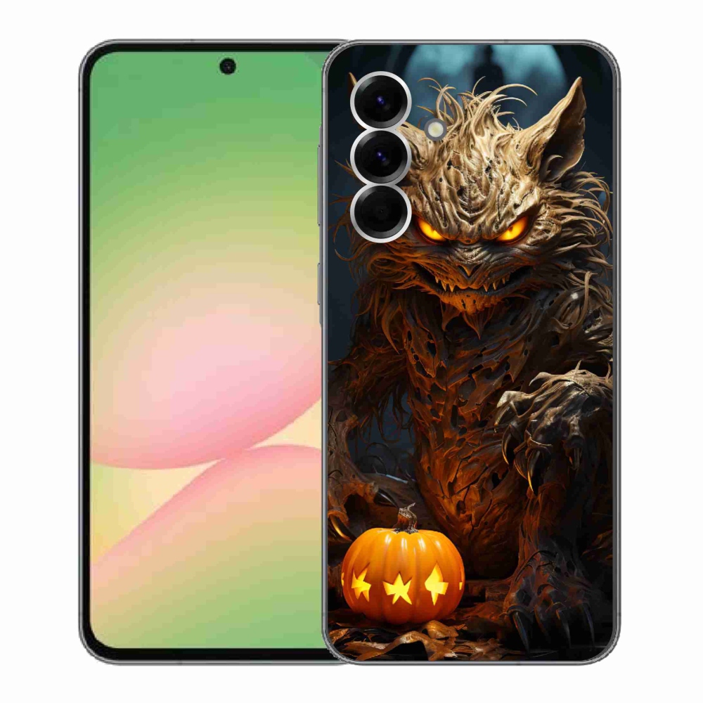 Gélový kryt mmCase na Samsung Galaxy A56 5G - halloweenska príšera