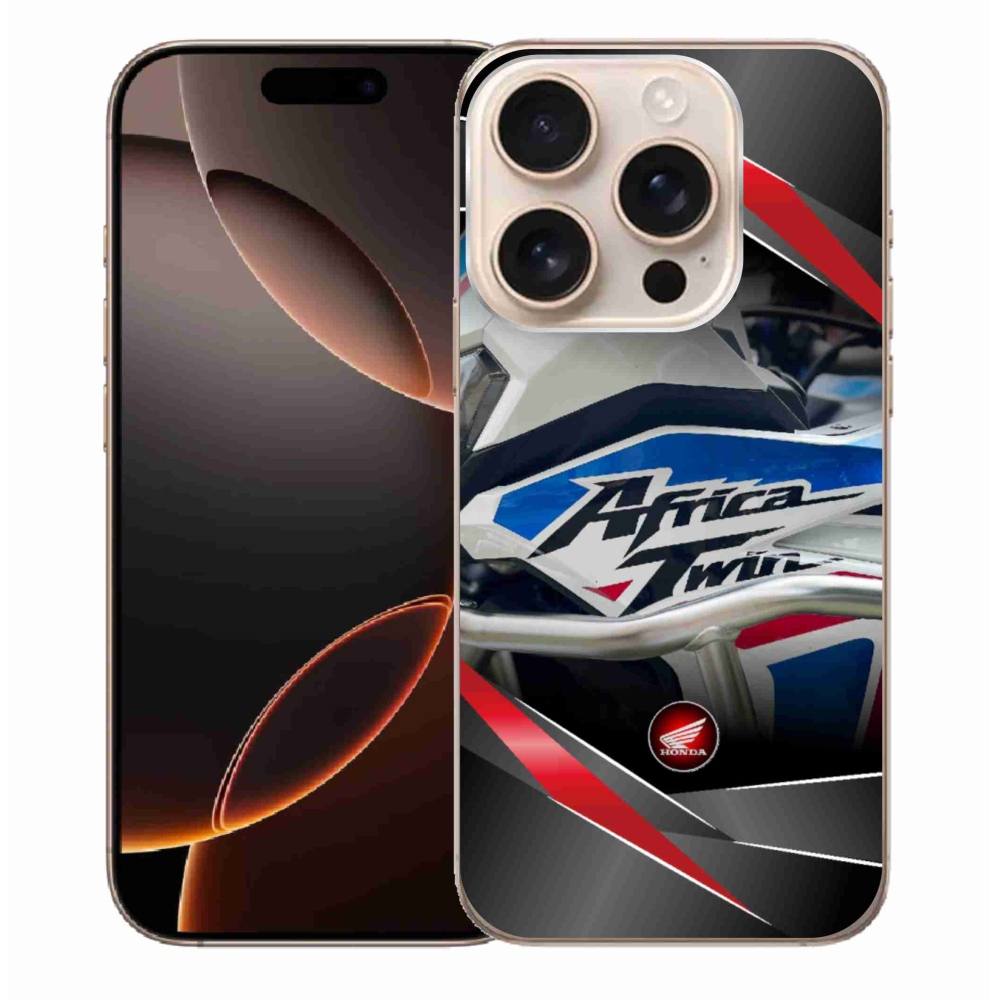 Gélový kryt mmCase na iPhone 16 Pro Max - motorka honda