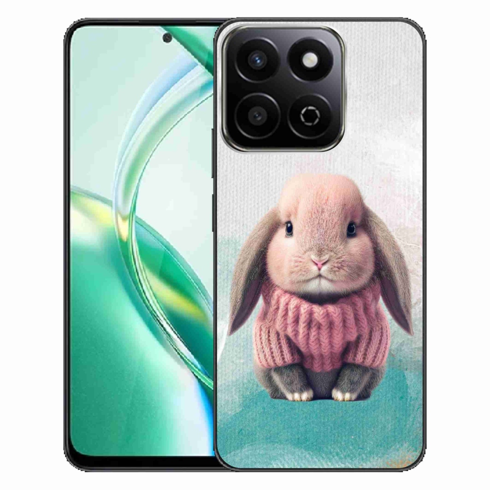 Gélový kryt mmCase na Honor 200 Smart 5G - zajačik vo svetri