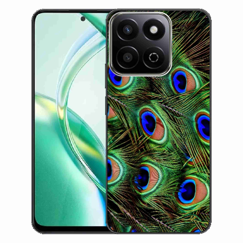 Gélový kryt mmCase na Honor 200 Smart 5G - pávie perie