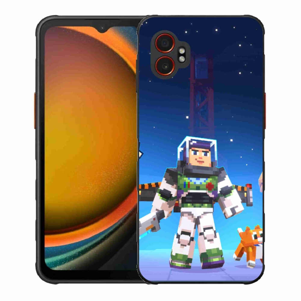 Gélový kryt mmCase na Samsung Galaxy Xcover 7 Pro - minecraft 2