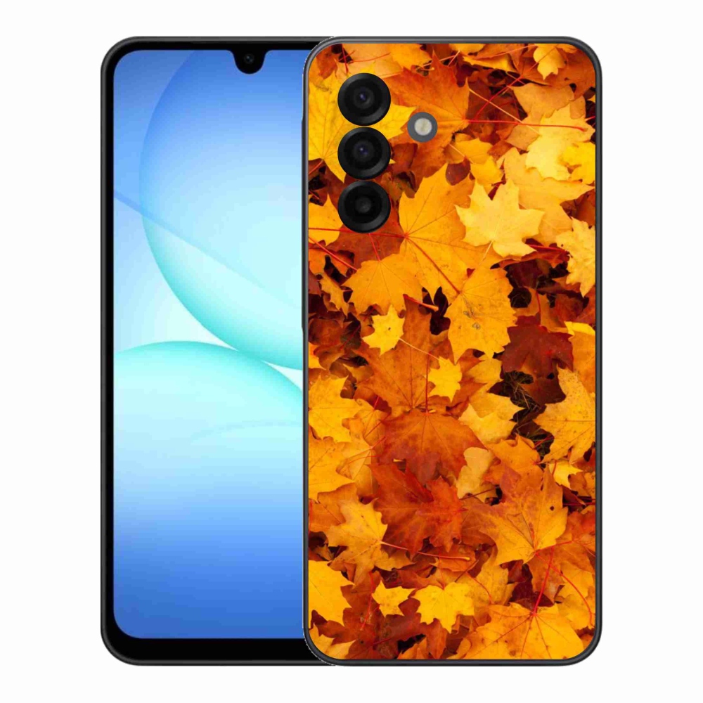 Gélový kryt mmCase na Samsung Galaxy A17 4G/5G - javorové listy
