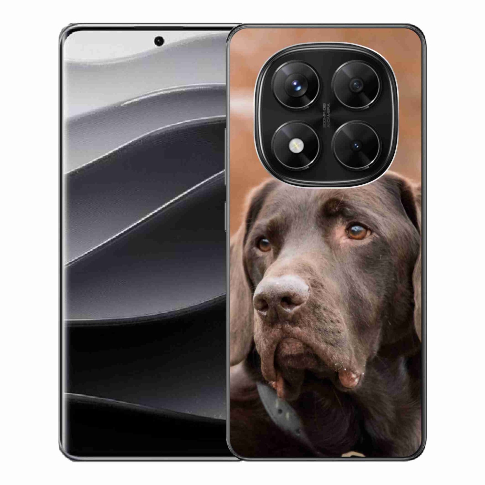 Gélový kryt mmCase na Xiaomi Redmi Note 14 Pro 5G/Poco X7 5G - hnedý labrador