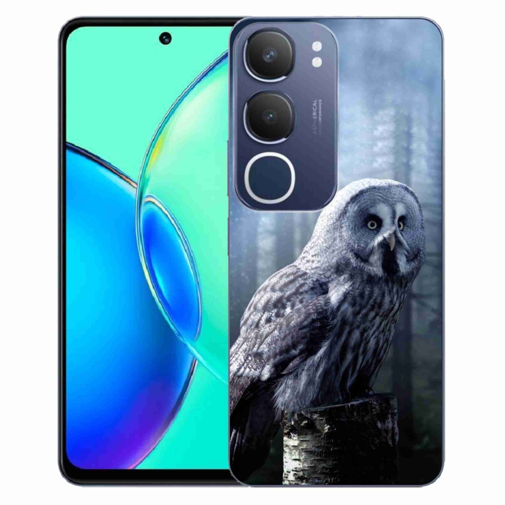 Gélový kryt mmCase na Vivo Y19s - sova