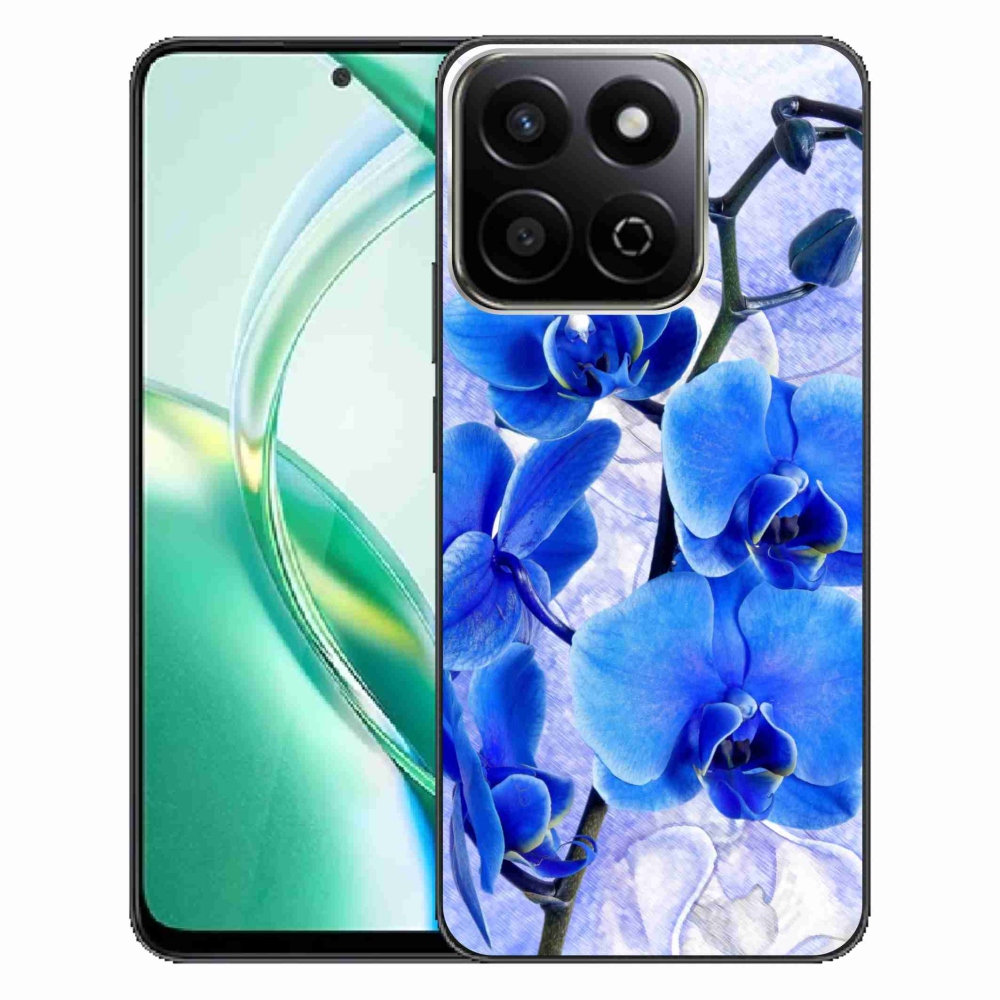 Gélový kryt mmCase na Honor 200 Smart 5G - modré kvety