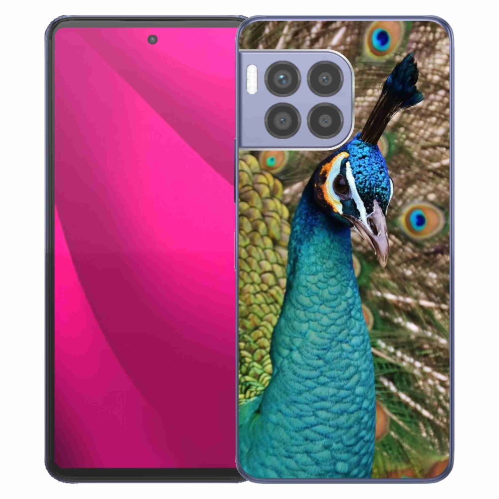 Gélový kryt mmCase na T-Mobile T Phone 2 Pro - páv