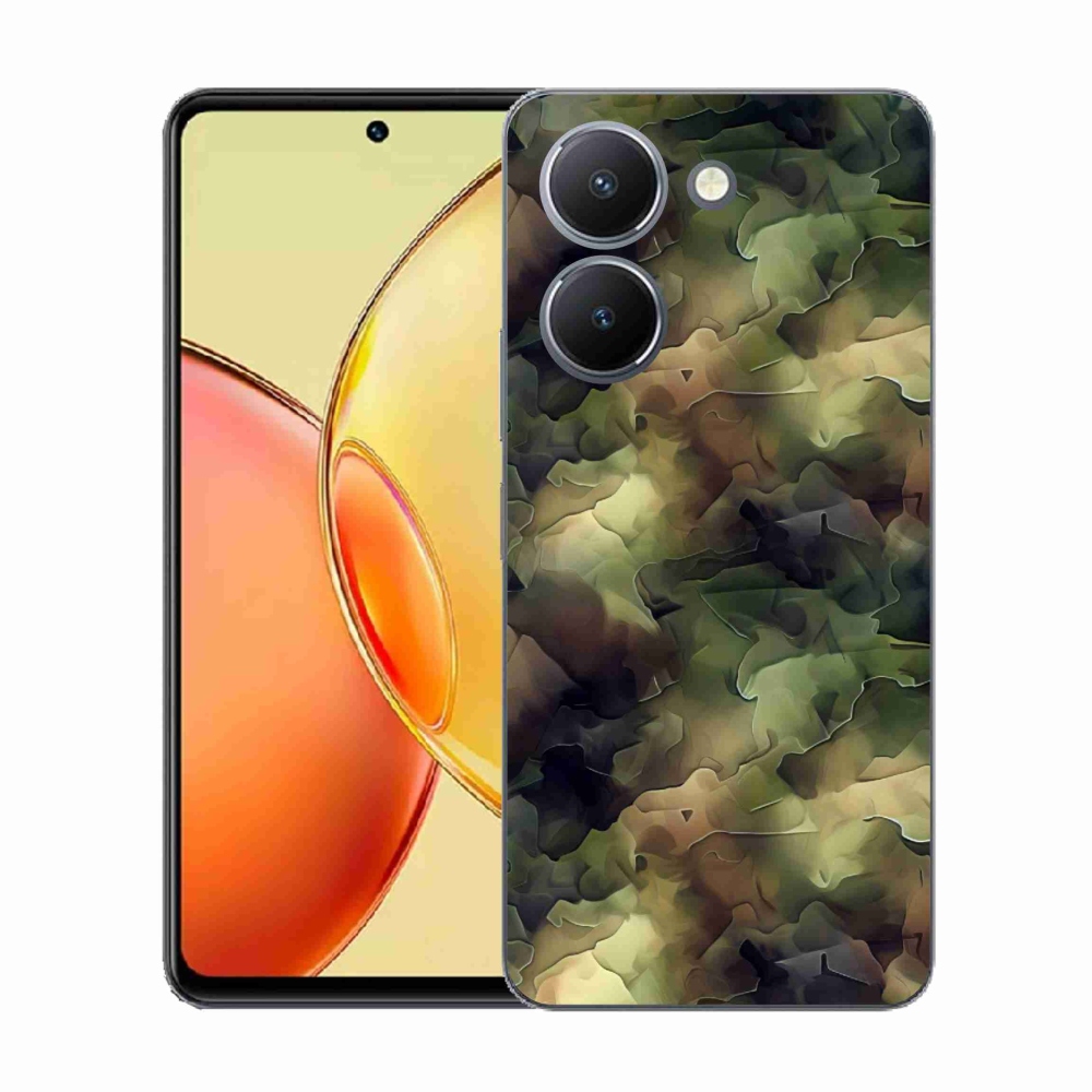 Gélový kryt mmCase na Vivo Y36 - maskáčový vzor 10