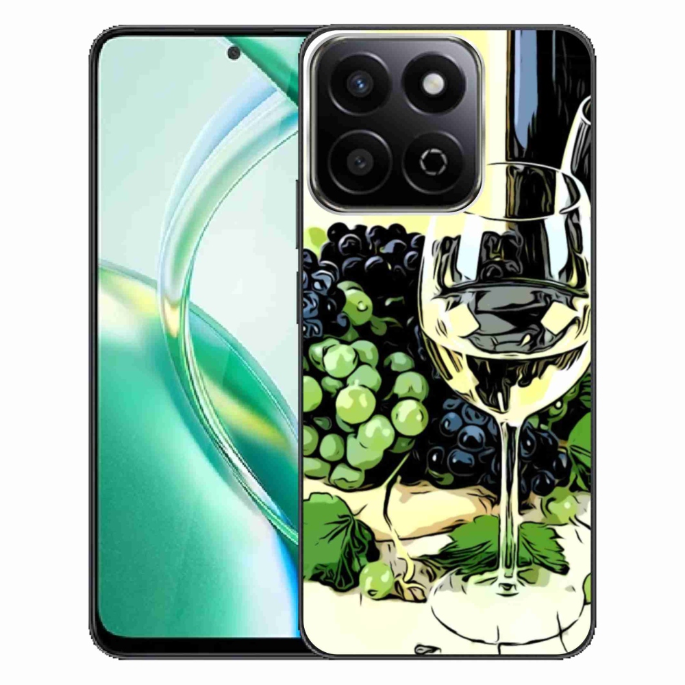 Gélový kryt mmCase na Honor 200 Smart 5G - pohár vína