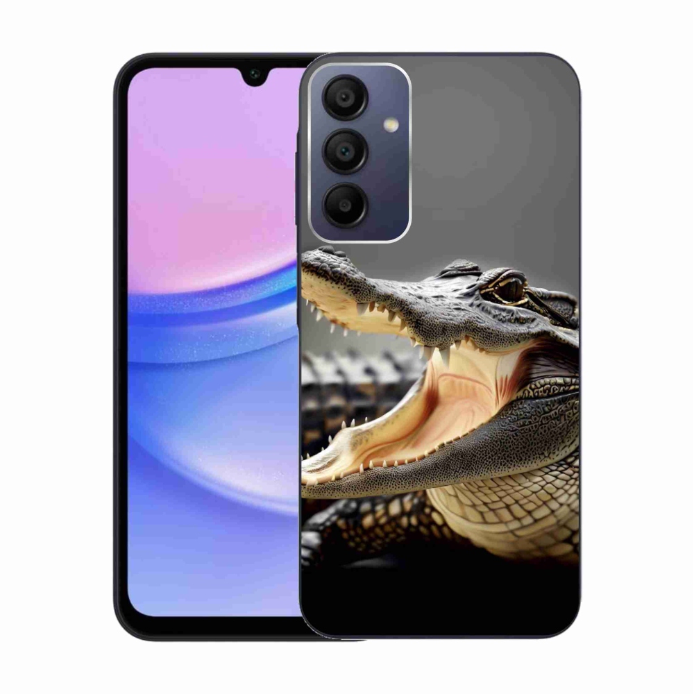 Gélový kryt mmCase na Samsung Galaxy A15 4G/5G - krokodíl