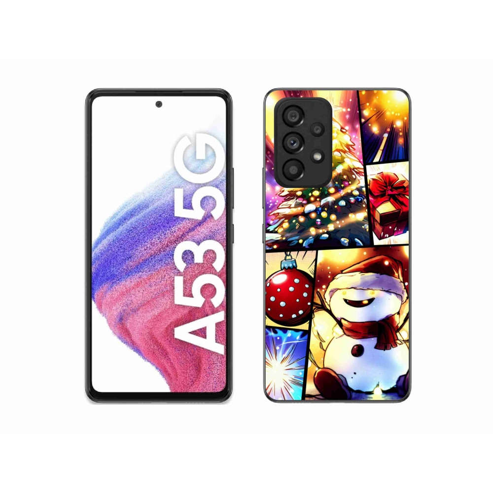 Gélový kryt mmCase na Samsung Galaxy A53 5G - vianočné motívy 1