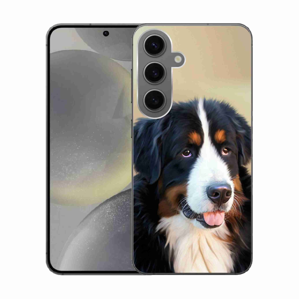 Gélový obal mmCase na Samsung Galaxy S24 - bernský salašnícky pes