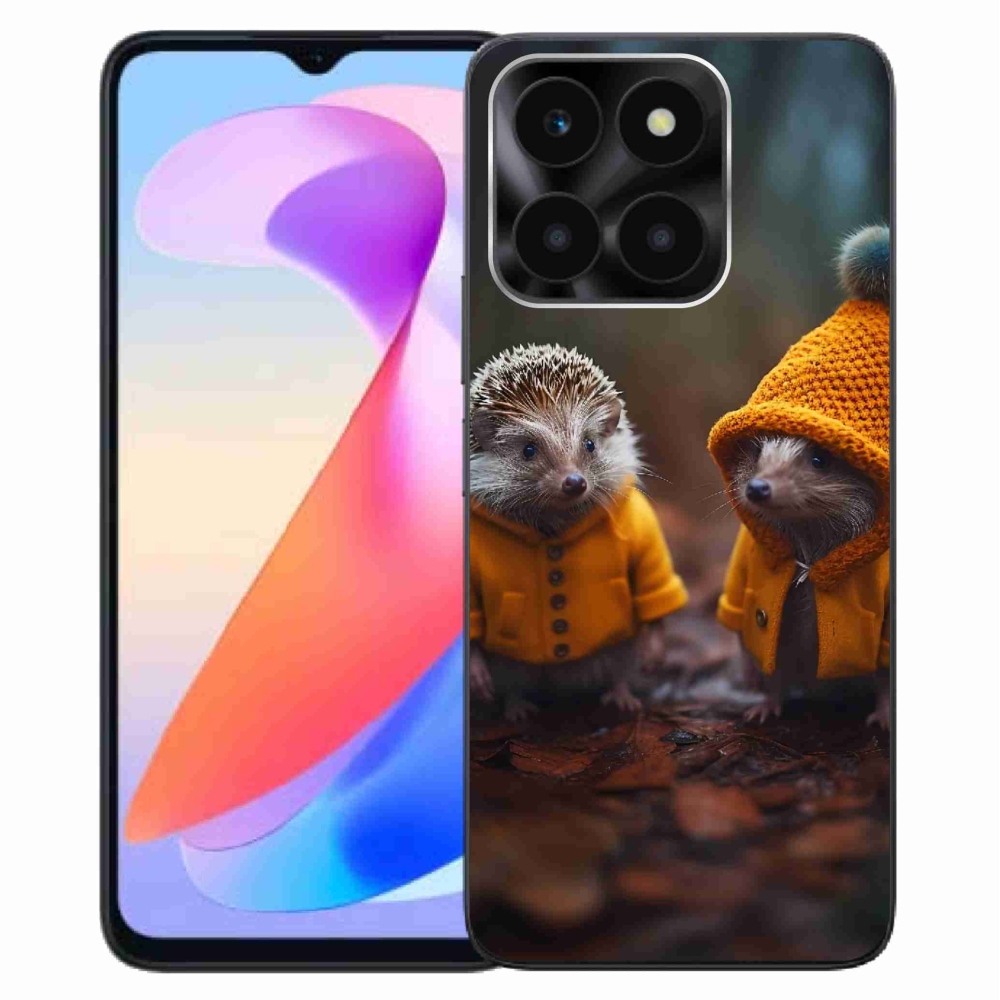 Gélový kryt mmCase na Honor X6a - ježkovia