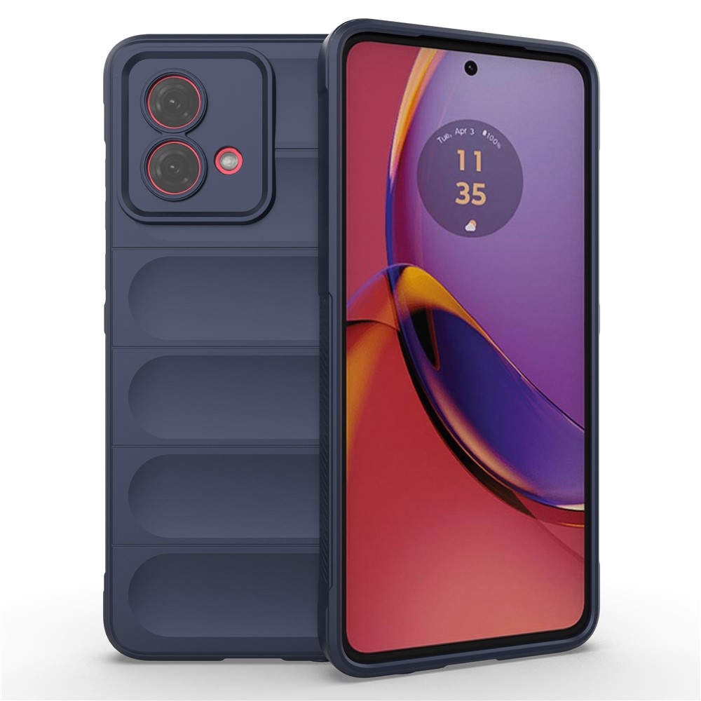 Rugg odolný gélový obal na Motorola Moto G84 5G - tmavomodrý