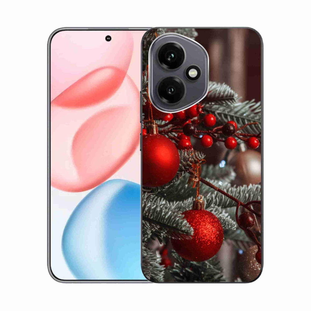 Gélový kryt mmCase na Honor 400 - vianočné ozdoby 2
