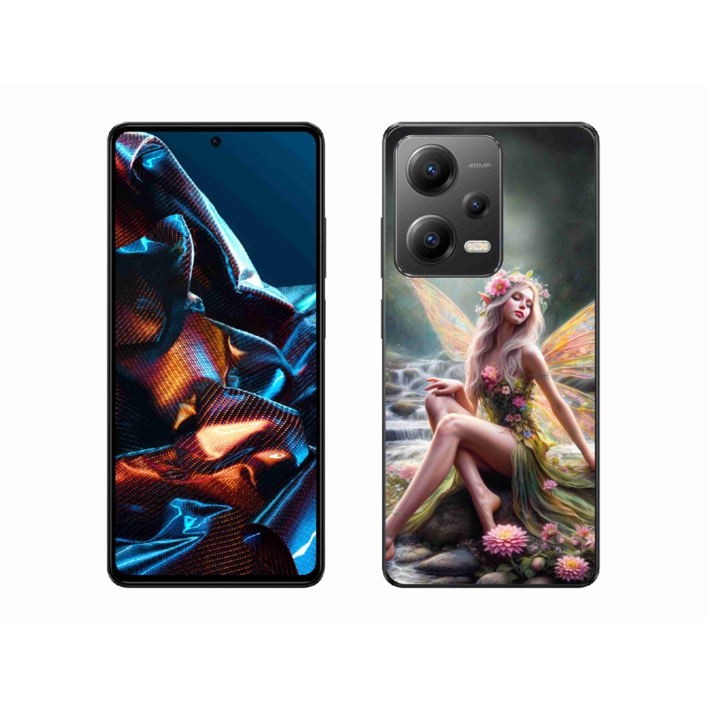 Gélový kryt mmCase na Xiaomi Redmi Note 12 Pre 5G - motýlia žena 1