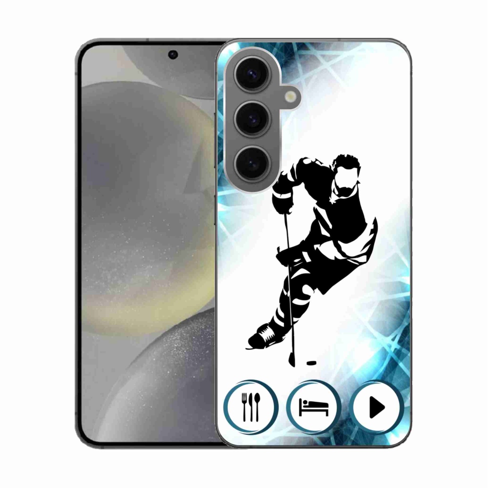 Gélový kryt mmCase na Samsung Galaxy S24 - hokej 1