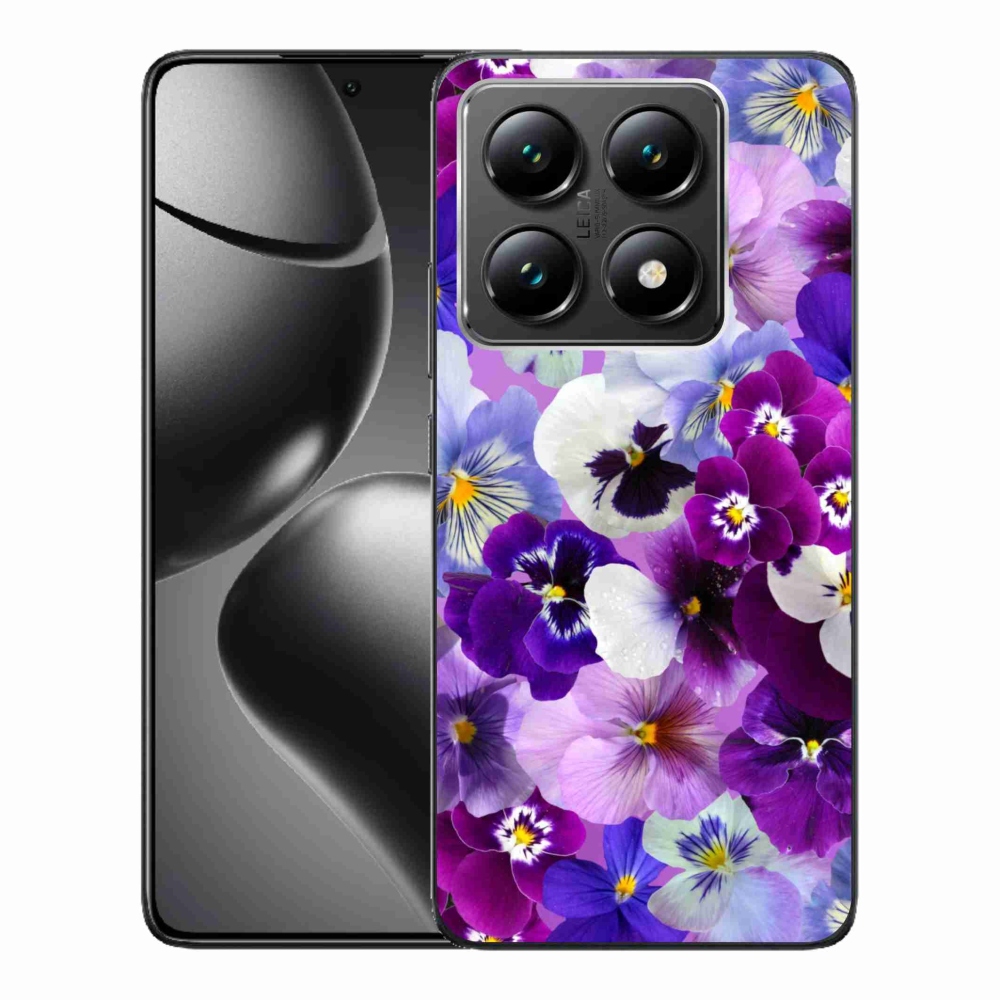 Gélový kryt mmCase na Xiaomi 14T - kvety 9