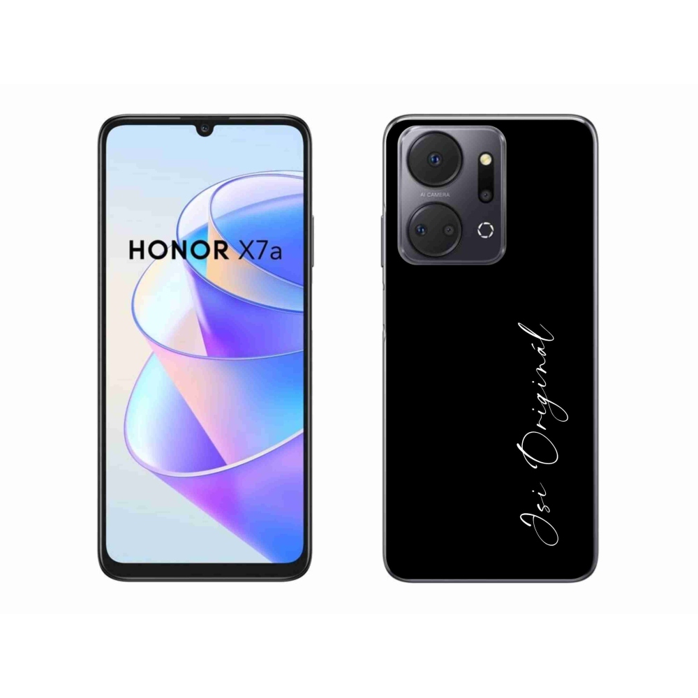 Gélový kryt mmCase na Honor X7a - si originál čierne pozadie