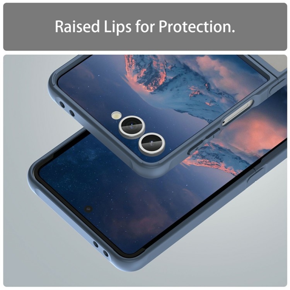 Case matný gélový obal s MagSafe na Samsung Galaxy Z Flip7 5G - modrý