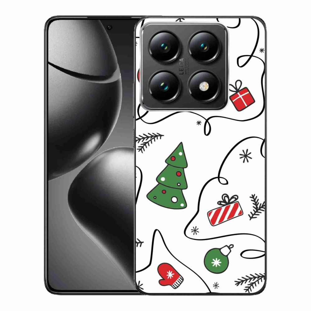 Gélový kryt mmCase na Xiaomi 14T Pro - vianočné motívy