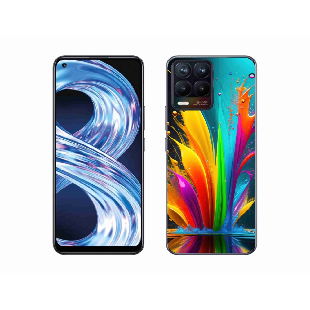 Gélový kryt mmCase na Realme 8 Pro - abstraktný motív 1