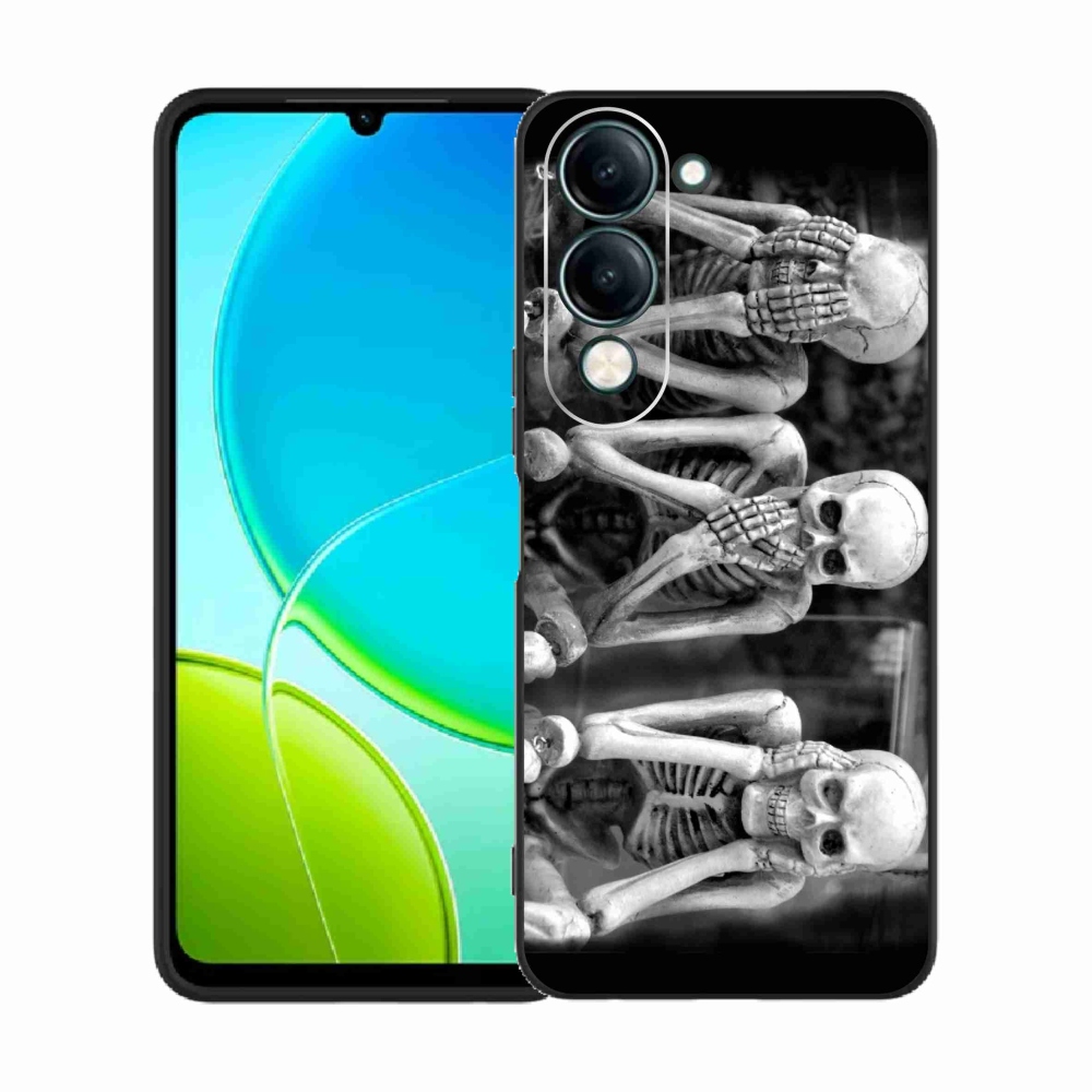 Gélový kryt mmCase na Vivo Y29s 5G - kostlivci