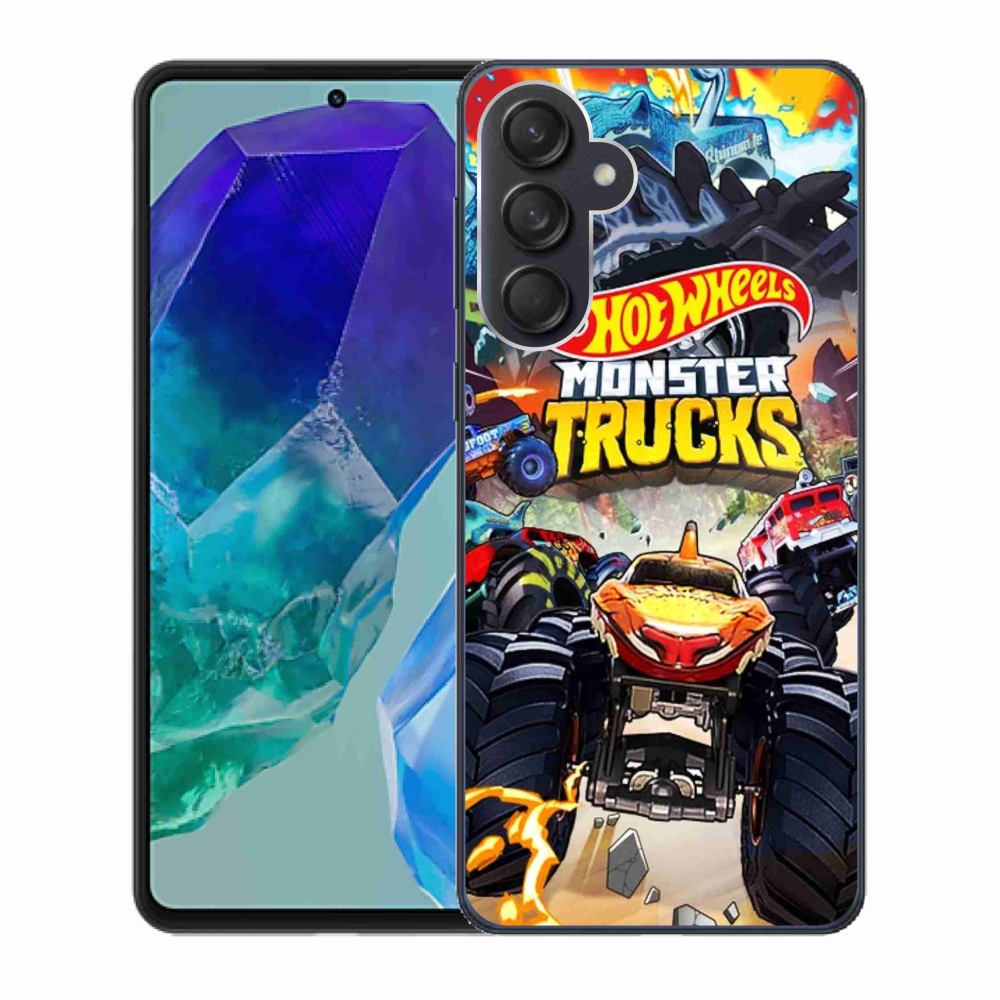 Gélový kryt mmCase na Samsung Galaxy M55 5G - hot wheels 2