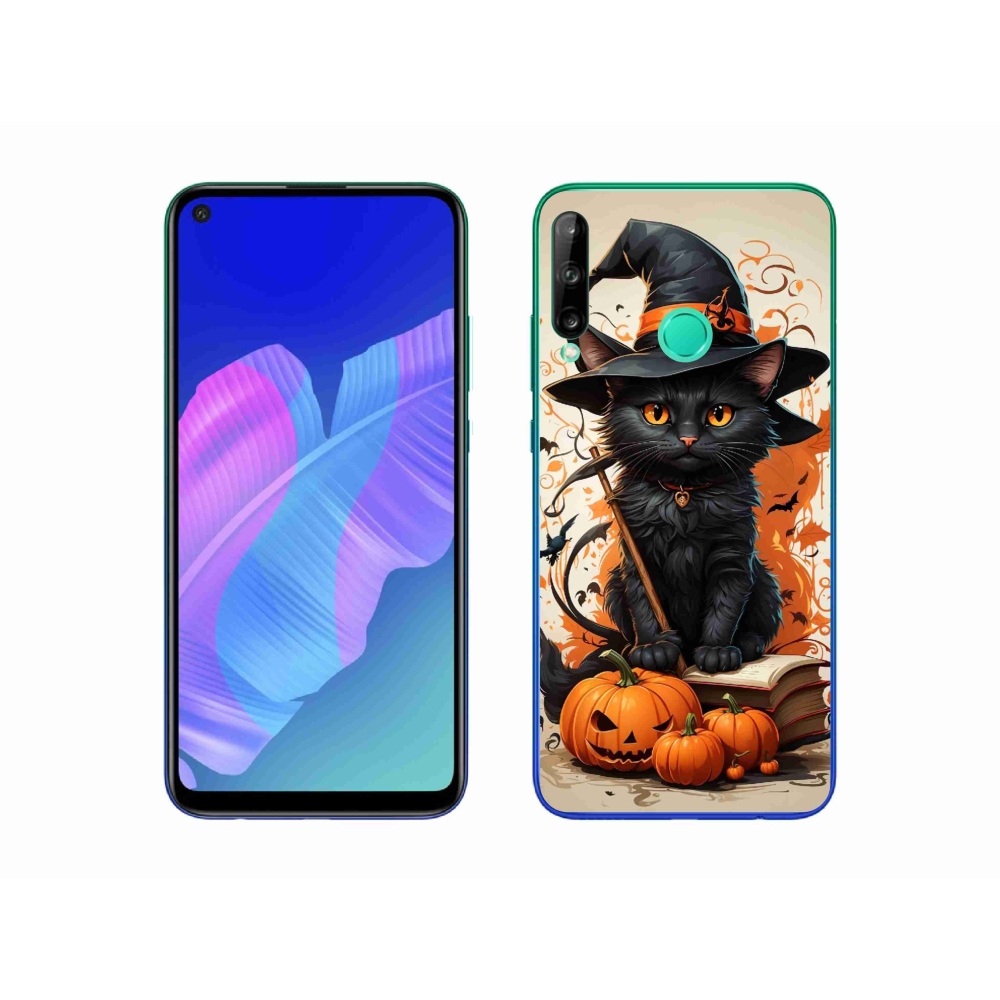 Gelový kryt mmCase na Huawei P40 Lite E - kocour čaroděj