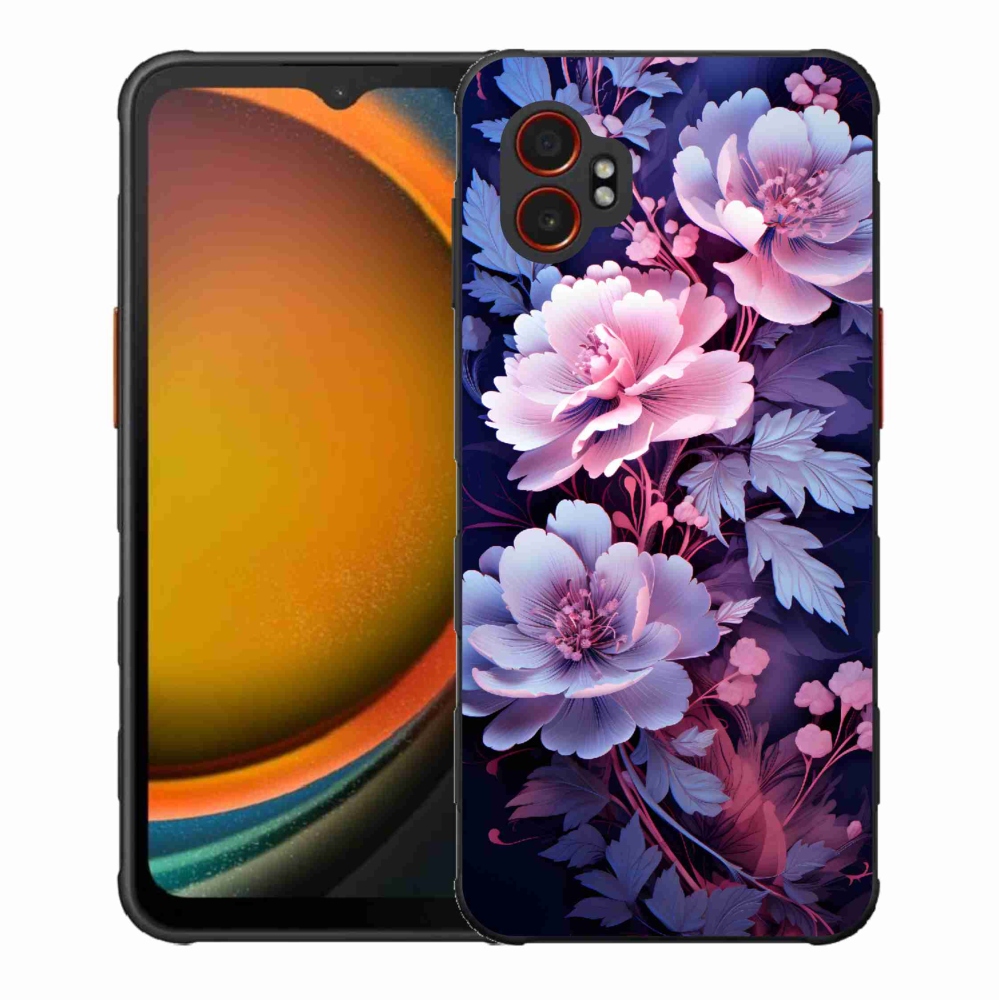 Gélový kryt mmCase na Samsung Galaxy Xcover 7 Pro - kvety 11