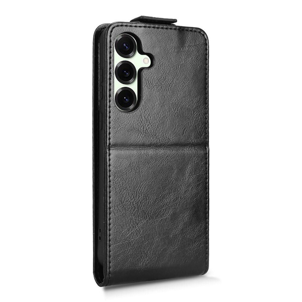 Vert flipové púzdro na Samsung Galaxy S25 FE - čierne
