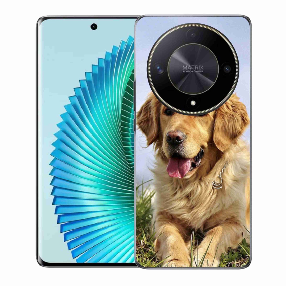 Gélový obal mmCase na Honor Magic 6 Lite 5G - zlatý retriever