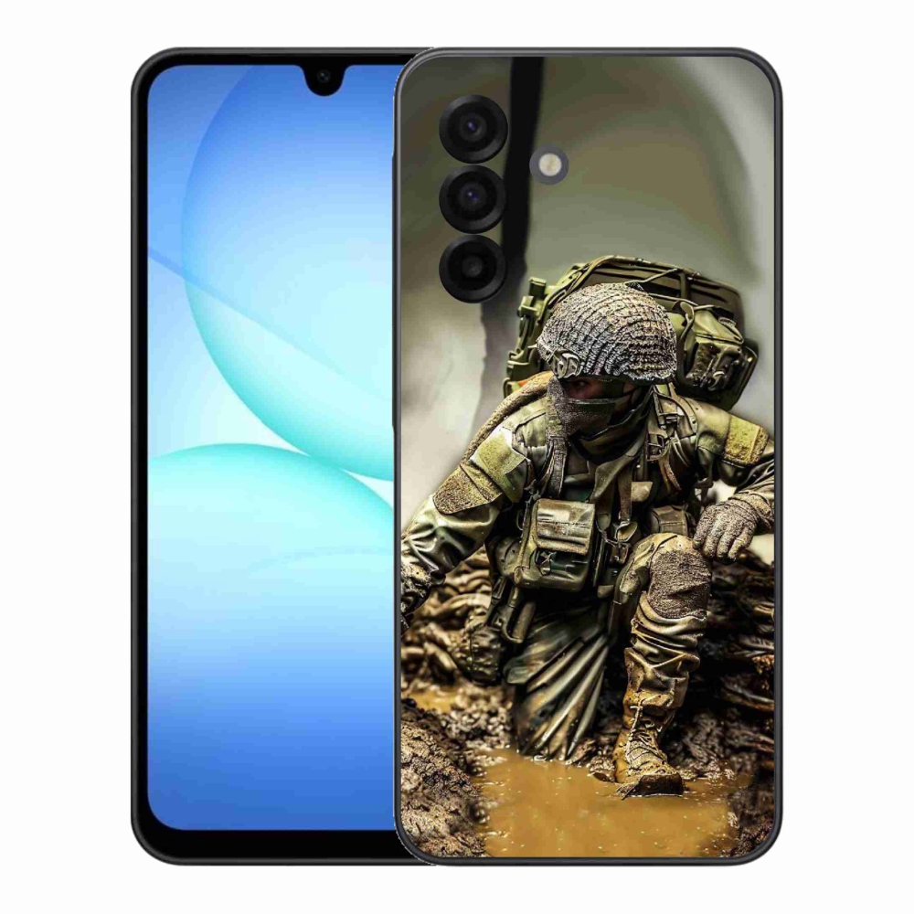 Gélový kryt mmCase na Samsung Galaxy A17 4G/5G - vojak